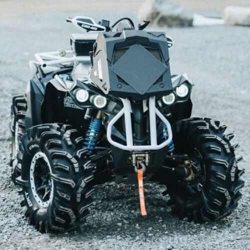 Load image into Gallery viewer, RJWC Mud Edition Dual Slip On Exhaust With Front/Rear Lights For Can Am Renegade XMR