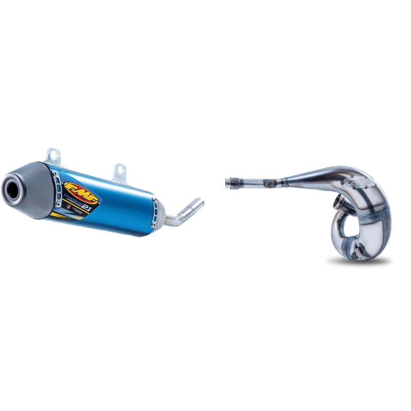 Load image into Gallery viewer, Factory Fatty Exhaust Pipe & TI Powercore 2.1 Silencer for HUSQVARNA TE 250 2017