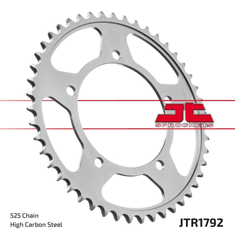 Load image into Gallery viewer, JT Sprockets Rear Steel Sprocket 48 Tooth 48T 525 Chain For Suzuki GSR600 K6,K7,K8,K9,L0 2006-2010 JTR1792.48