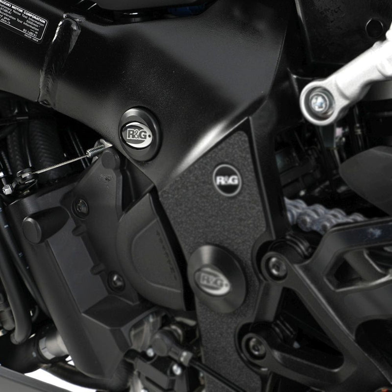 Load image into Gallery viewer, R&G Racing Black Frame Plug RHS Upper For 2021-2024 Suzuki GSX-S 950