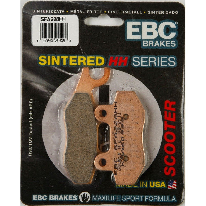 Load image into Gallery viewer, EBC 1 Pair SFA HH Series Scooter Sintered Brake Pads MPN SFA228HH