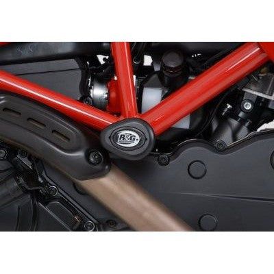 Load image into Gallery viewer, R&G Racing Black Aero Style Crash Protection Bobbins For 2013-2014 Ducati Hypermotard 821