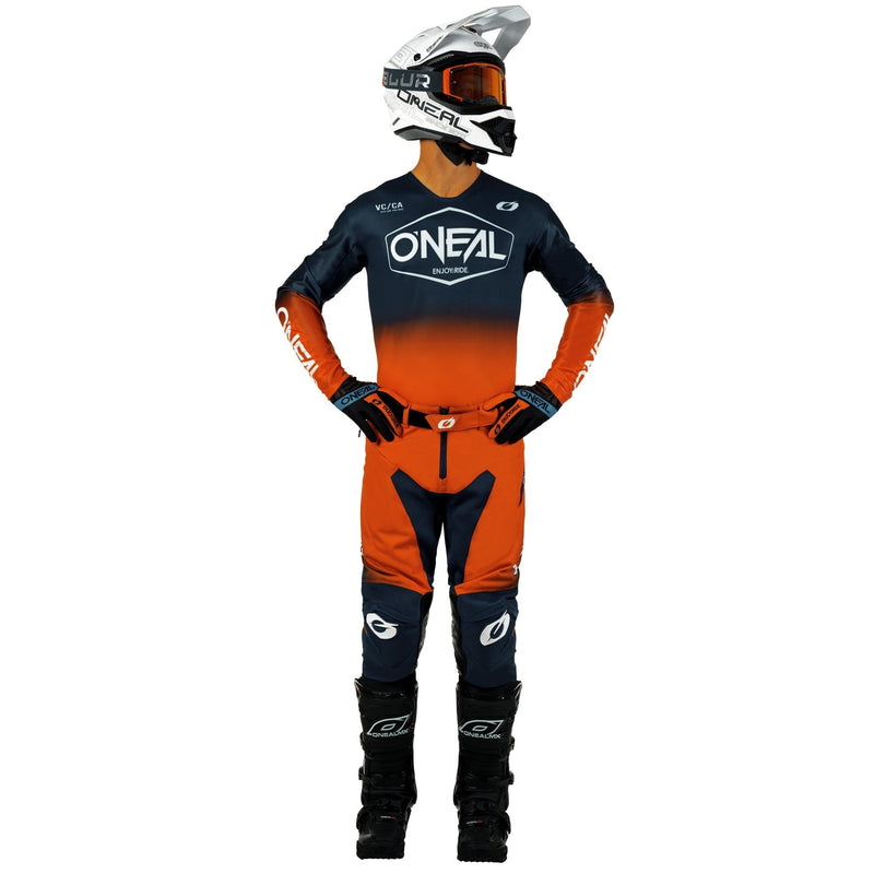 Load image into Gallery viewer, Motocross Jersey 242 O'Neal Mayhem Hexx Blue / Orange Motocross Jersey