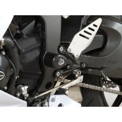 Load image into Gallery viewer, R&G Racing Black Aero Style Crash Protectors Lower For 2013-2024 Kawasaki Ninja ZX6R ZX600F