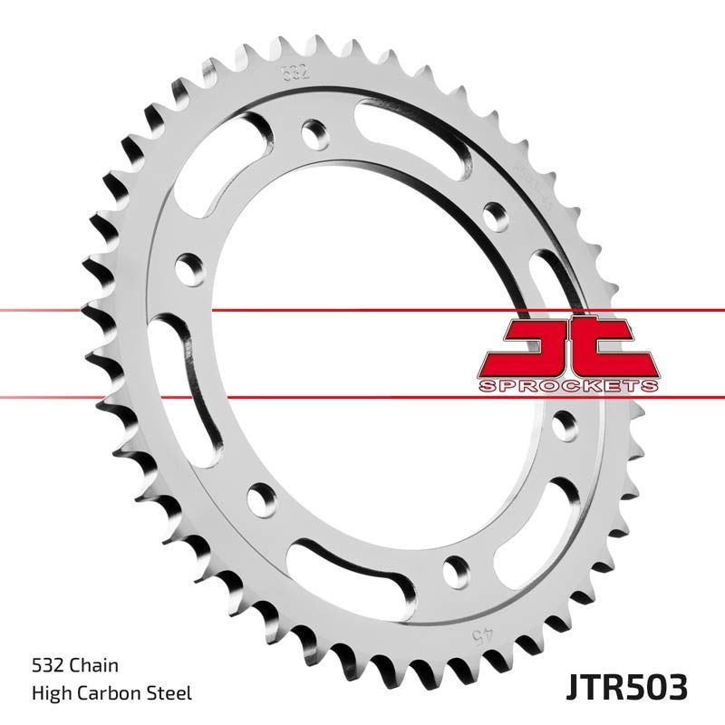 Load image into Gallery viewer, JT Sprockets Rear Steel Sprocket 45 Tooth 45T 532 Chain JTR503.45