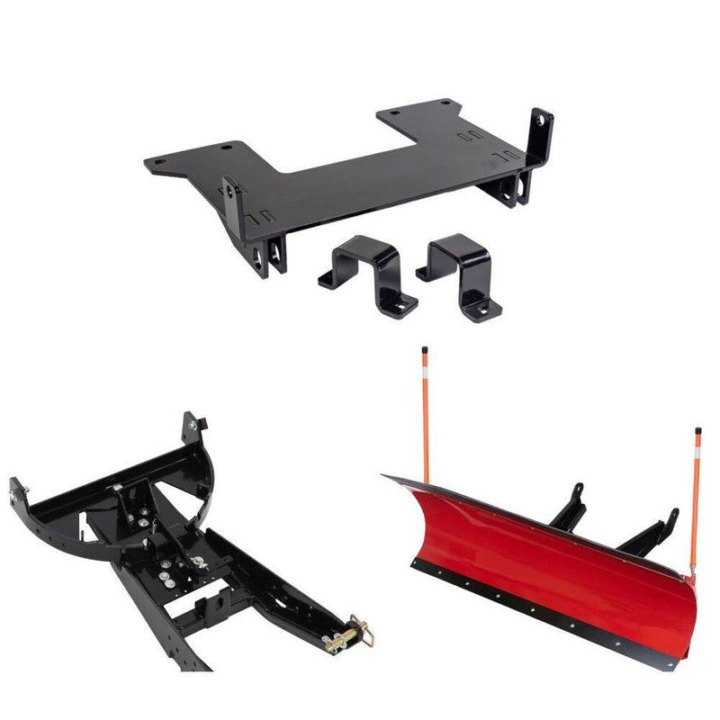 Load image into Gallery viewer, Denali Black UTV Snow Plow Kit For Honda Pioneer 700 SXS700M2 2014-2021