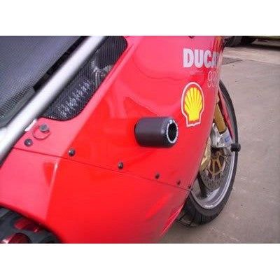 Load image into Gallery viewer, R&G Racing Black Classic Style Crash Protectors For 2000-2002 Ducati 748 R
