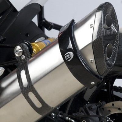 Load image into Gallery viewer, R&G Racing Black 5.5- 6.5" Round Exhaust Protector EP0009BK