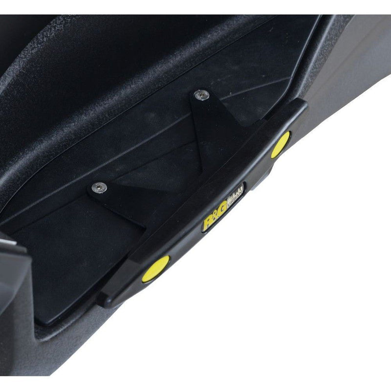 Load image into Gallery viewer, R&G Racing Black Footboard Sliders For 2018-2024 Yamaha XMAX CZD300 TP0025BK