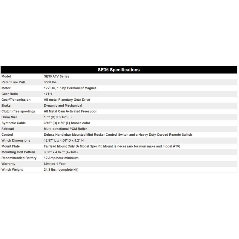 Load image into Gallery viewer, KFI 3500 lb Assault Winch And Optional Mount
