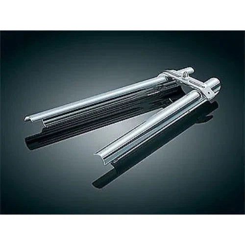 Load image into Gallery viewer, KURYAKYN CHROME DOWN TUBE COVERS FOR 2000-2006 HARLEY DAVIDSON SOFTAIL MODELS HD