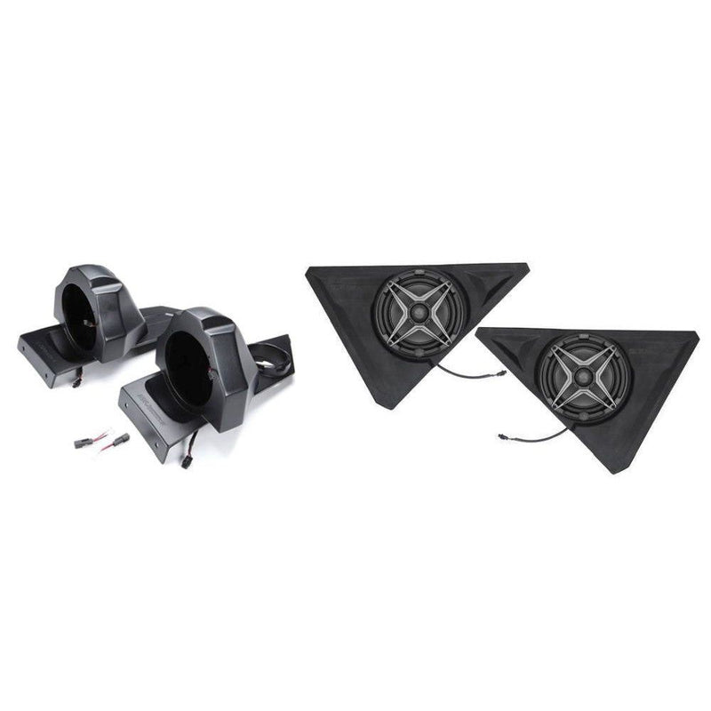 Load image into Gallery viewer, SSV Works Behind Seat 6.5" Unloaded Speaker Pods With 8" Speaker Pods For Polaris Slingshot 15-21