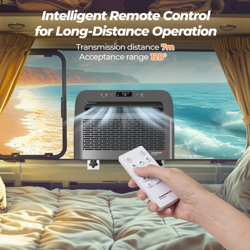 Load image into Gallery viewer, Fogatti InstaCool Go Portable Window Air Conditioner, 6500 BTU Mini Split, U Shaped
