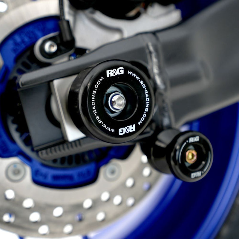 Load image into Gallery viewer, R&G Racing Black Swingarm Protectors For 2021-2024 Yamaha MT-09 FZ-09