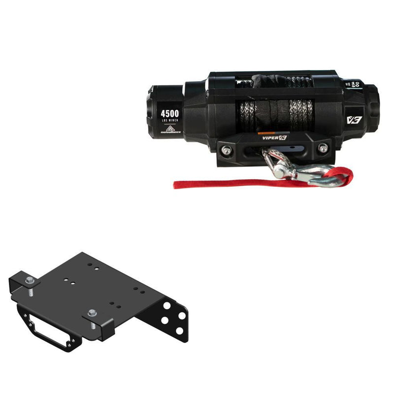 Load image into Gallery viewer, Viper 4500lbs V3 Winch Black Rope With Mount For Honda Talon 1000X 2019-2020