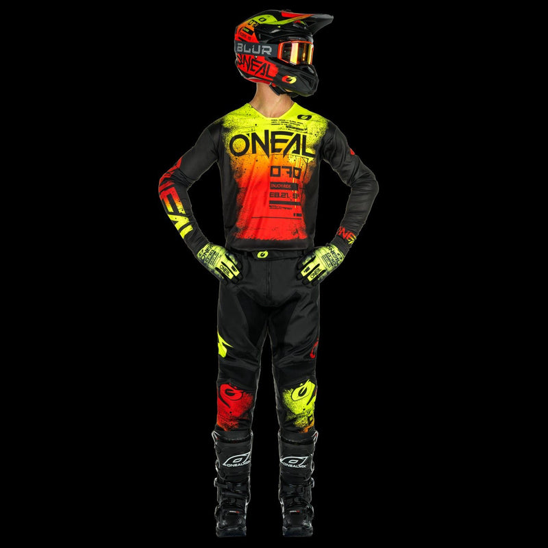 Load image into Gallery viewer, Motocross Jersey 242 O'Neal Mayhem Scarz Black / Red Motocross Jersey