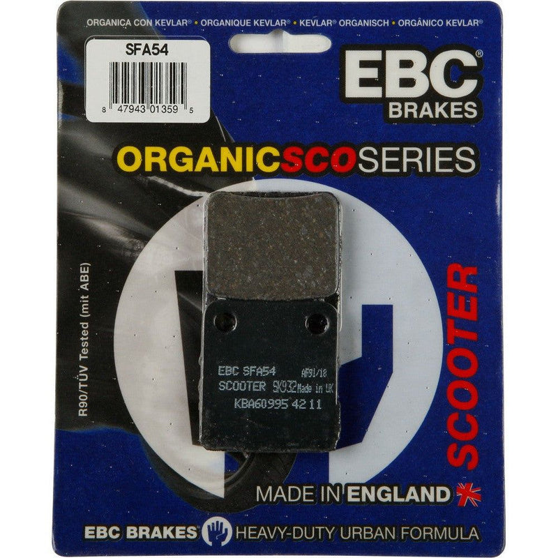 Load image into Gallery viewer, EBC 1 Pair Premium SFA Organic OE Replacement Brake Pads MPN SFA54