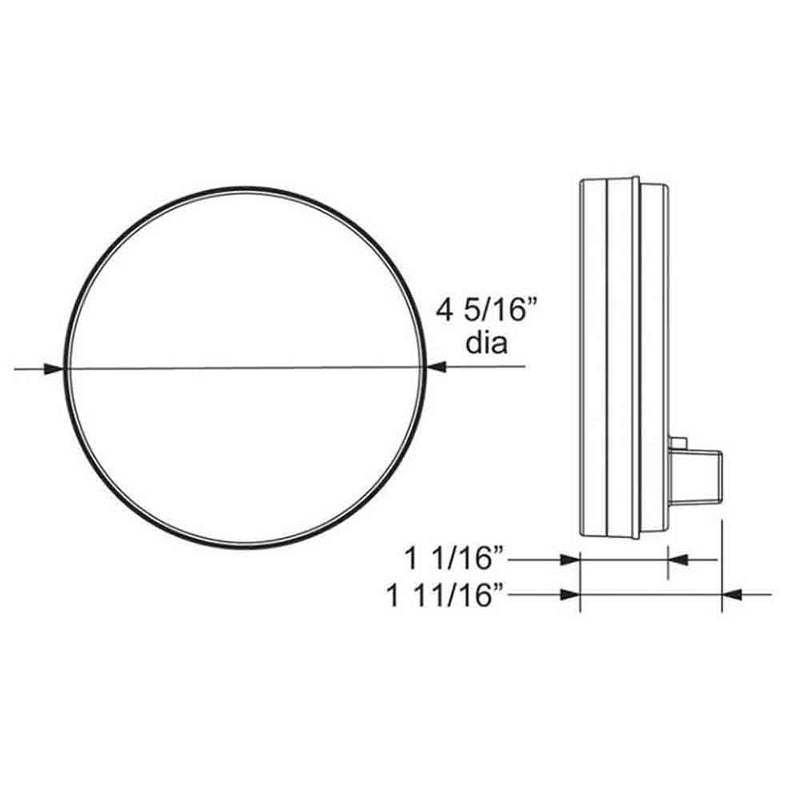 Load image into Gallery viewer, Light Guide 4 Inch Round LED Sealed Back-Up Light