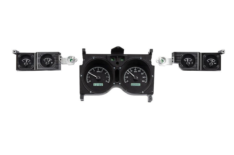 Load image into Gallery viewer, Dakota Digital 1973-1977 Chevrolet Malibu/Monte Carlo/El Camino/GMC Sprint VHX Black White Display Gauge Kit VHX-73C-CVL-K-W