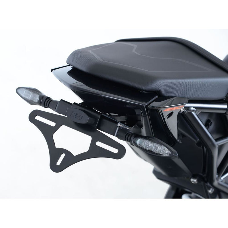 Load image into Gallery viewer, R&G Racing Black Tail Tidy License Plate Holder For 2017-2019 KTM 1290 Super Duke R