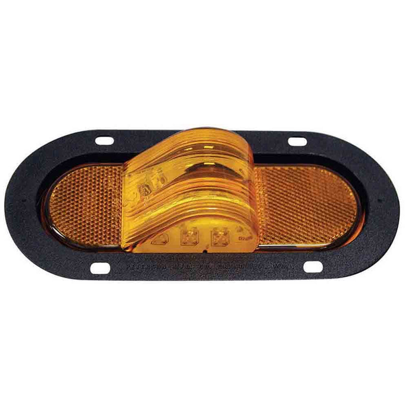 Load image into Gallery viewer, Oval LED Auxiliary/Mid-Turn Light - Flange Mount