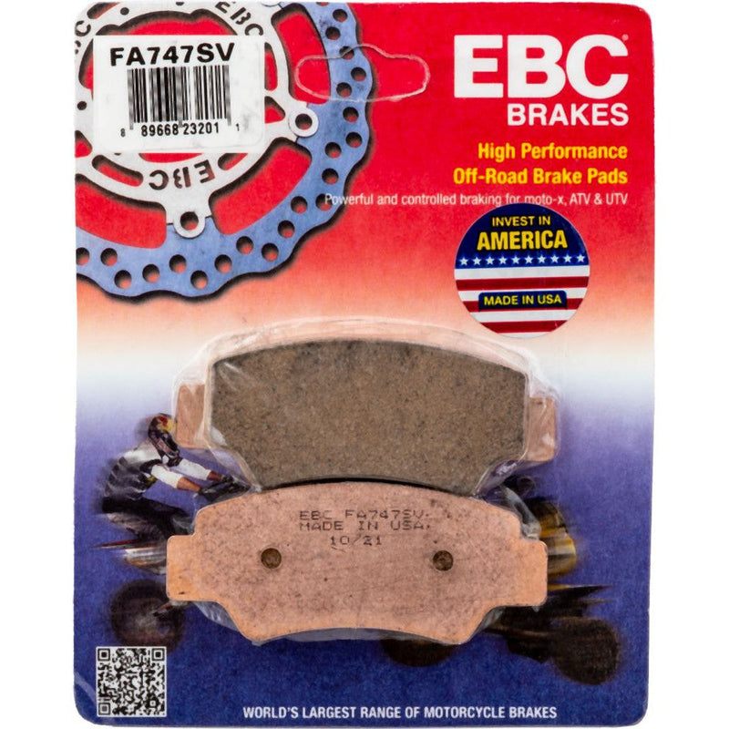 Load image into Gallery viewer, EBC 1 Pair SV Series Severe Duty Brake Pads MPN FA747SV