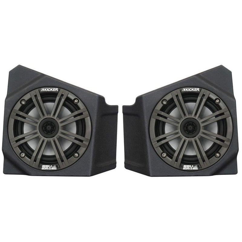 Load image into Gallery viewer, SSV Works 10" Kick Subwoofer Box W/ Front 6.5" Kick Speaker Pods For Kawasaki KRF1000 20-22