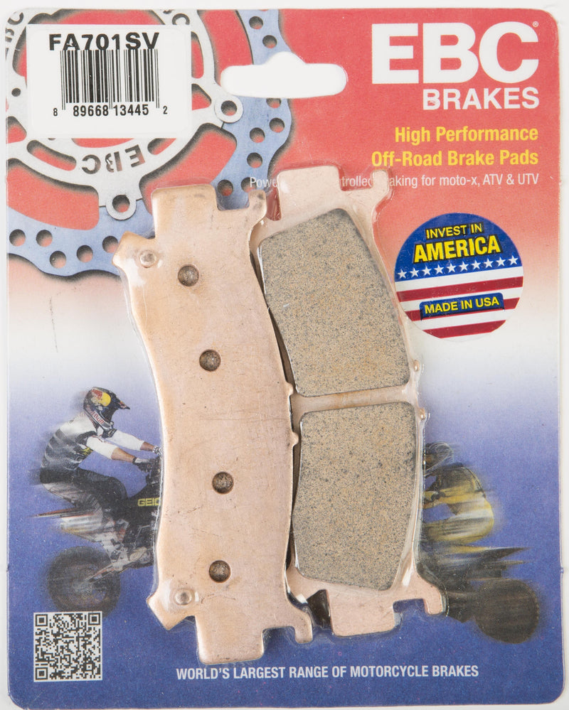 Load image into Gallery viewer, EBC 1 Pair SV Series Severe Duty Brake Pads MPN FA701SV
