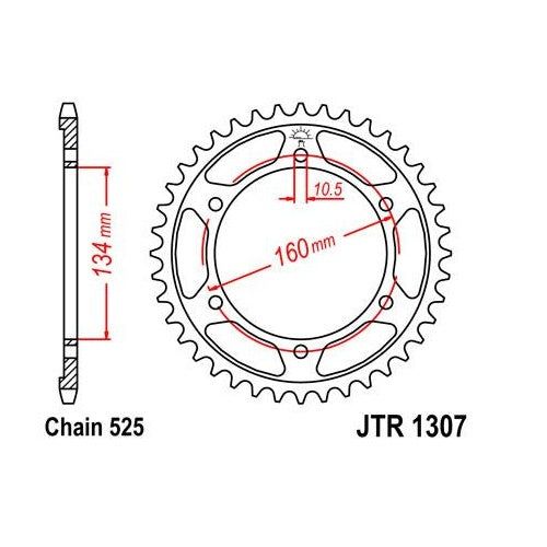 Load image into Gallery viewer, Steel Rear Sprocket 43T for Street HONDA CBR600RR 2003-2006