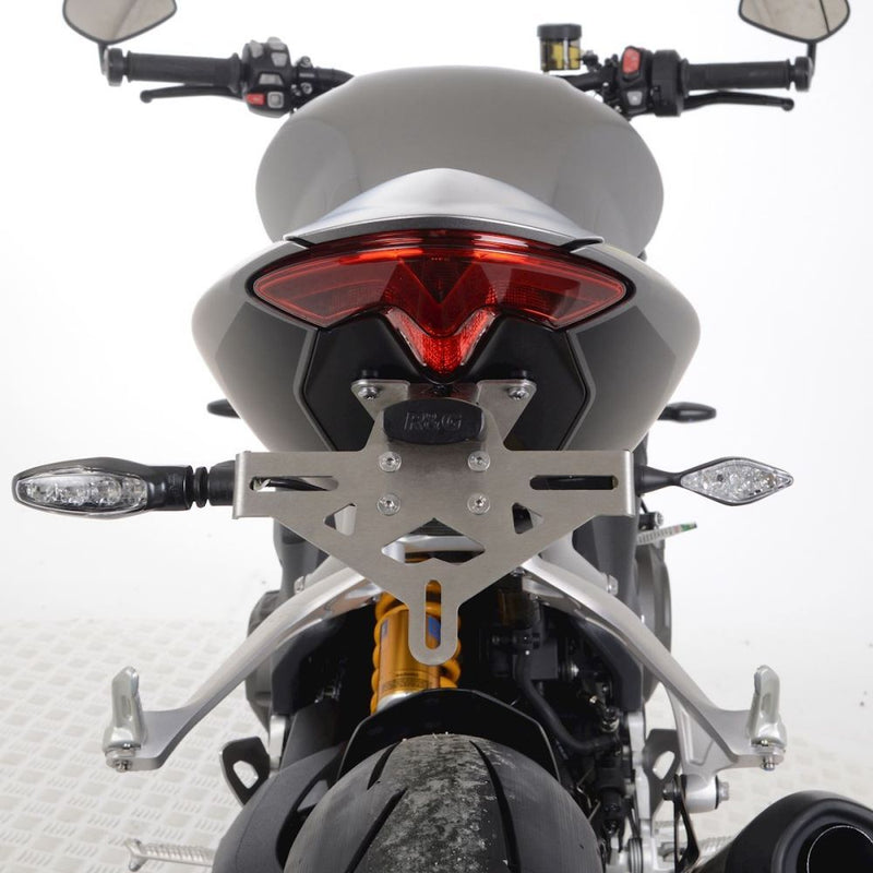 Load image into Gallery viewer, R&G Racing Black Tail Tidy License Plate Holder For 2021-2024 Triumph Speed Triple 1200 RS