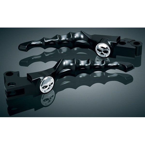 Load image into Gallery viewer, KURYAKYN BLACK ZOMBIE LEVERS FOR 2004-2013 HARLEY XL 883 XL 1200 SPORTSTERS 1092