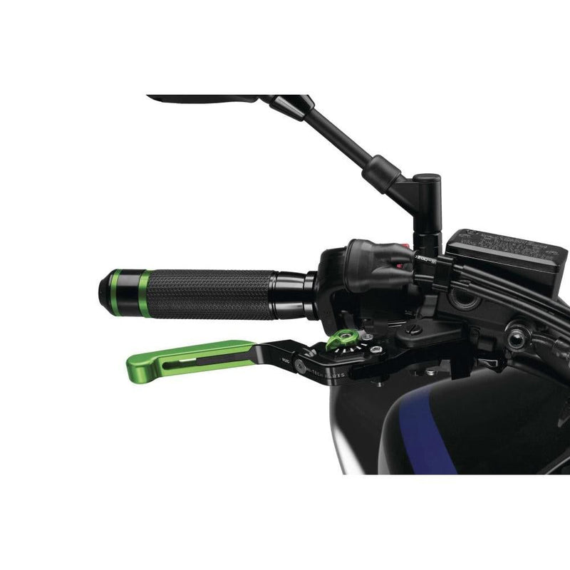 Load image into Gallery viewer, Puig 3.0 Brake Lever Extendable Foldable Black/Green - 14VNV