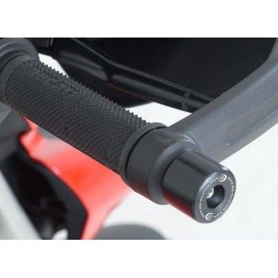 Load image into Gallery viewer, R&G Racing Black Bar End Sliders For 2013-2014 Ducati Hypermotard 821