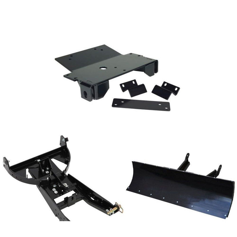Load image into Gallery viewer, Denali Black UTV Snow Plow Kit For Can-Am Maverick 1000R 4x4 XRS 2013-2018