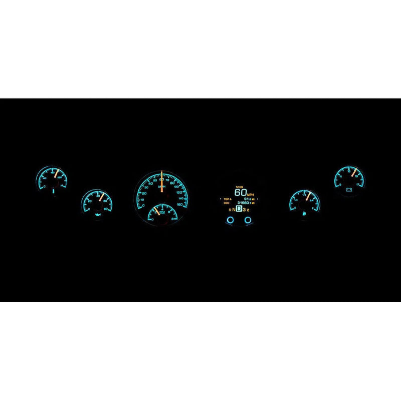 Load image into Gallery viewer, Dakota Digital 6-Piece Round HDX Analog Universal Gauge kit HDX-2060