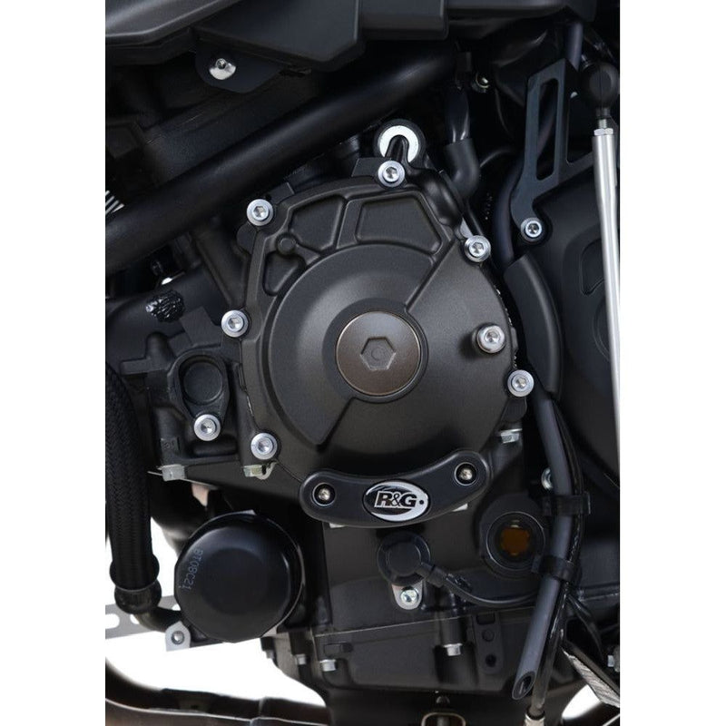Load image into Gallery viewer, R&G Racing Black Engine Case Sliders LHS For 2018-2024 Yamaha MT-10