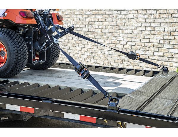 Load image into Gallery viewer, 10 Foot Heavy Duty Spring Retractable Ratchet Tie Down - 1,000 lb. Working Load Limit (sold per each)