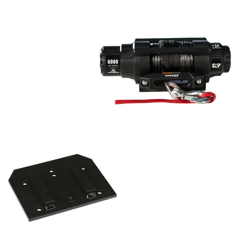 Load image into Gallery viewer, Viper 6000lbs V3 Winch Black Rope With Mount For Arctic Cat 650 2005-2008