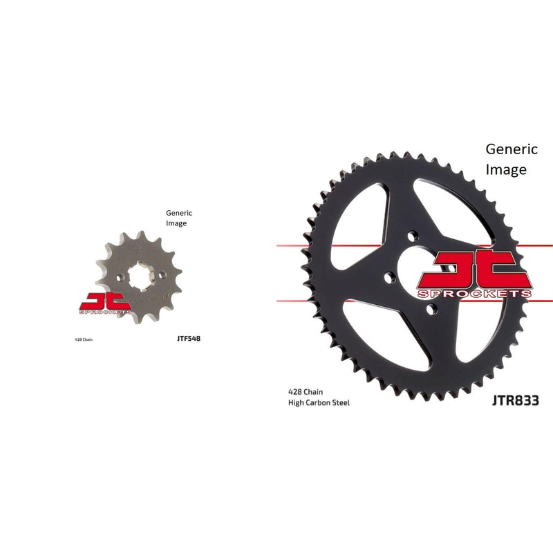 Load image into Gallery viewer, Front and Rear Steel Sprocket Kit for OffRoad YAMAHA TTR125 2000-2001