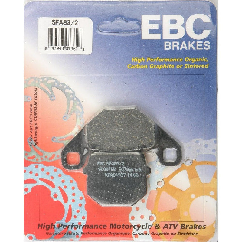 Load image into Gallery viewer, EBC 1 Pair Premium SFA Organic OE Replacement Brake Pads MPN SFA83/2