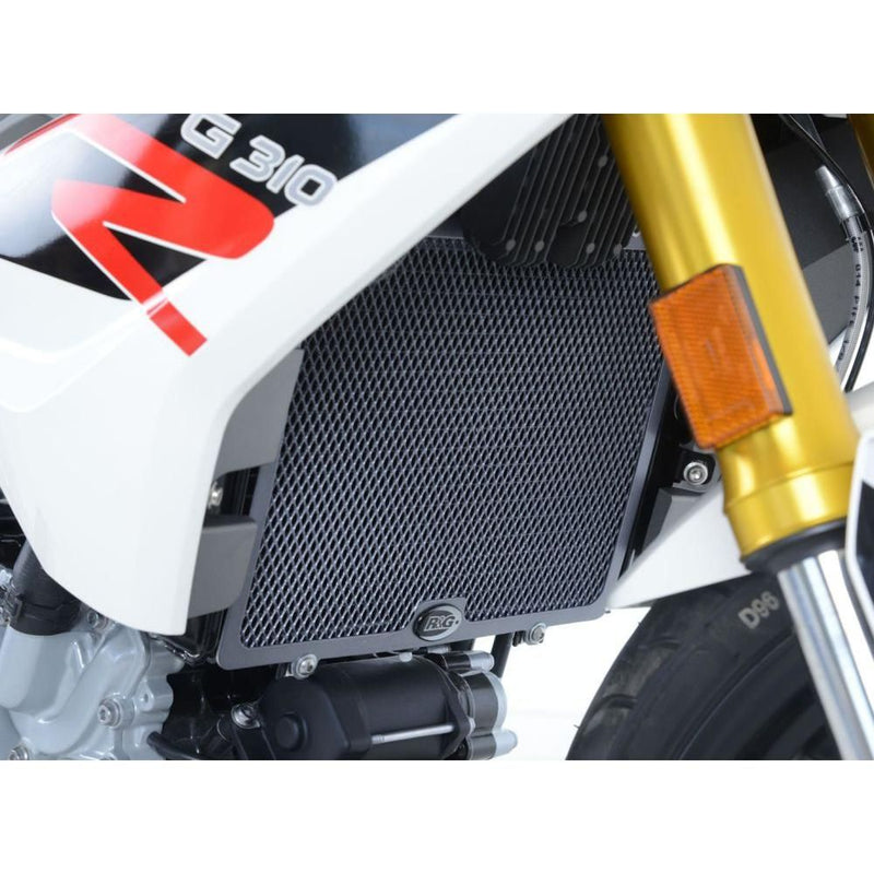 Load image into Gallery viewer, R&G Racing Black Aluminum Radiator Guard RAD0218BK