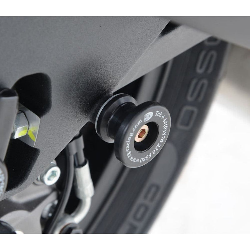Load image into Gallery viewer, R&G Racing Black Cotton Reels For 2021-2024 Aprilia RS660