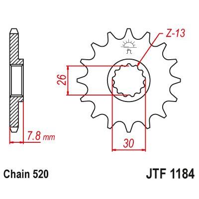 Load image into Gallery viewer, JT Sprockets Front Steel Sprocket 18 Tooth 18T 520 Chain For Triumph Speedmaster 865 2016-2017 JTF1184.18