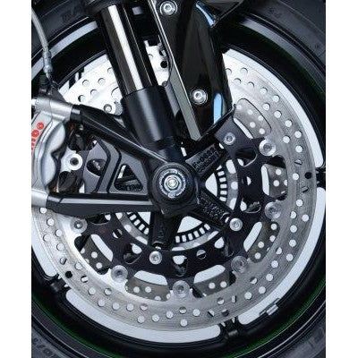 Load image into Gallery viewer, R&G Racing Black Fork Protectors For 2015-2020 Kawasaki Ninja H2 ZX1000