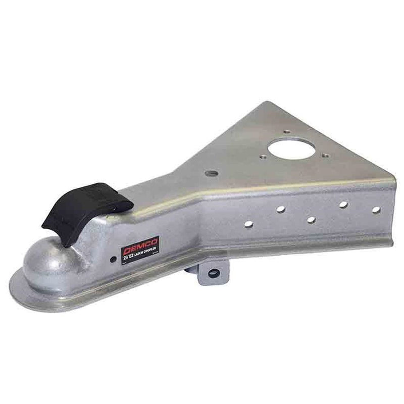 Load image into Gallery viewer, Demco 2 5/16 Inch Ball EZ Latch 50 Degree A-Frame Coupler, 21,000 lbs. Towing Capacity - Silver Painted