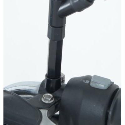 Load image into Gallery viewer, R&G Racing Black Mirror Risers MR0004BK