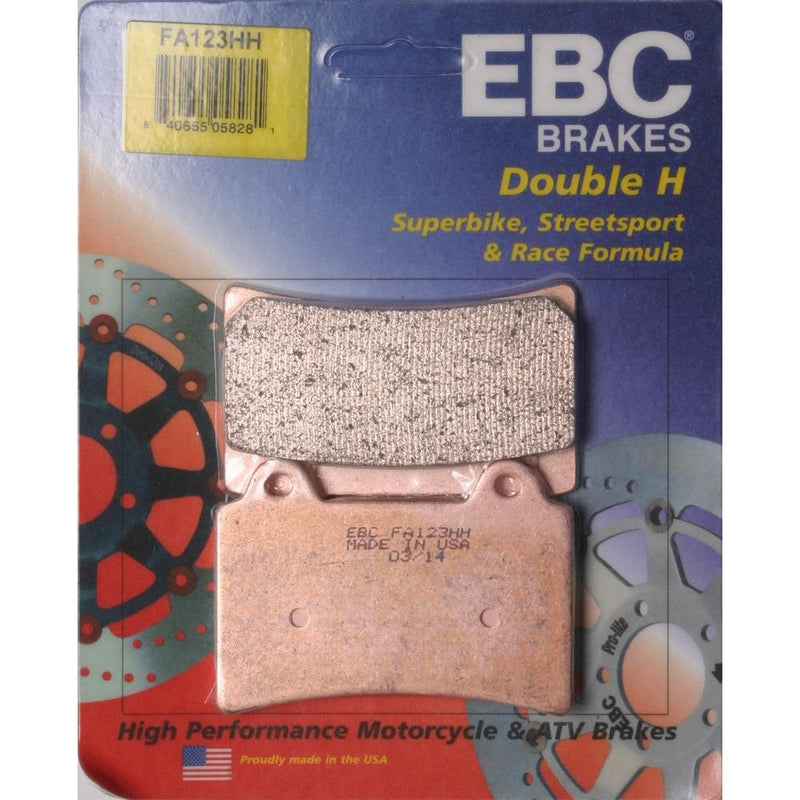 Load image into Gallery viewer, EBC 1 Pair Sintered HH Race Formula Brake Pads MPN FA123HH