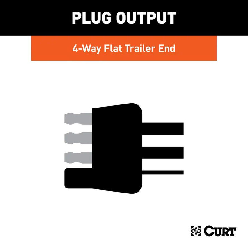 Load image into Gallery viewer, T-Connector 4-Way Flat Vehicle to Trailer Harness fits Select Ford Escape - OEM Tow Package Required