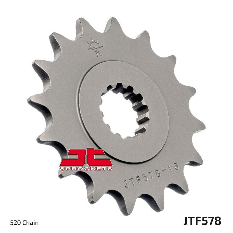 Load image into Gallery viewer, JT Sprockets Front Steel Countershaft Sprocket 15 Tooth 15T 520 Chain For Yamaha SR500 520 1991-2000 JTF578.15