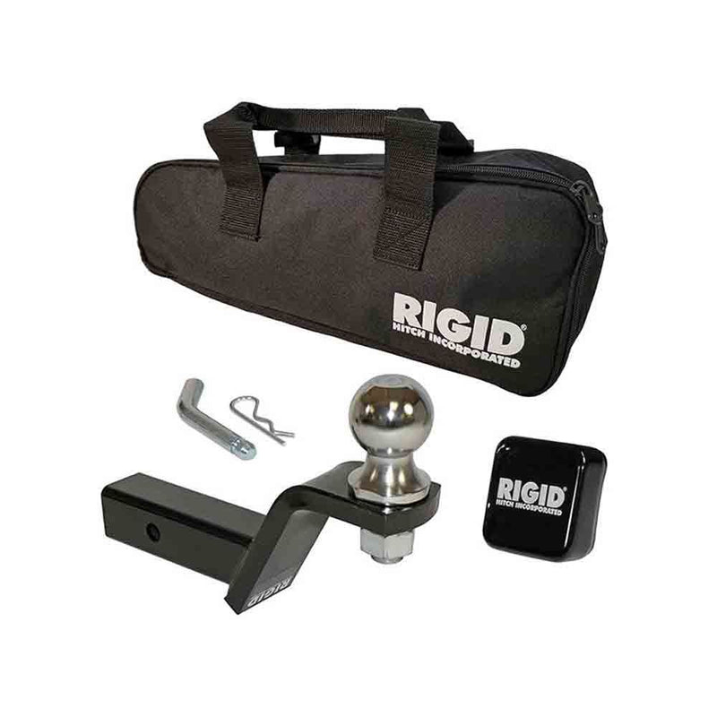 Load image into Gallery viewer, Rigid Hitch 2 5/16" Hitch Ball & Ball Mount Assembly with Storage Bag for 2" Receivers - 2 3/4" Rise - 9" Length